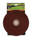 Gator 7 in. Aluminum Oxide Center Mount Fiber Disc 50 Grit Coarse 3 pk