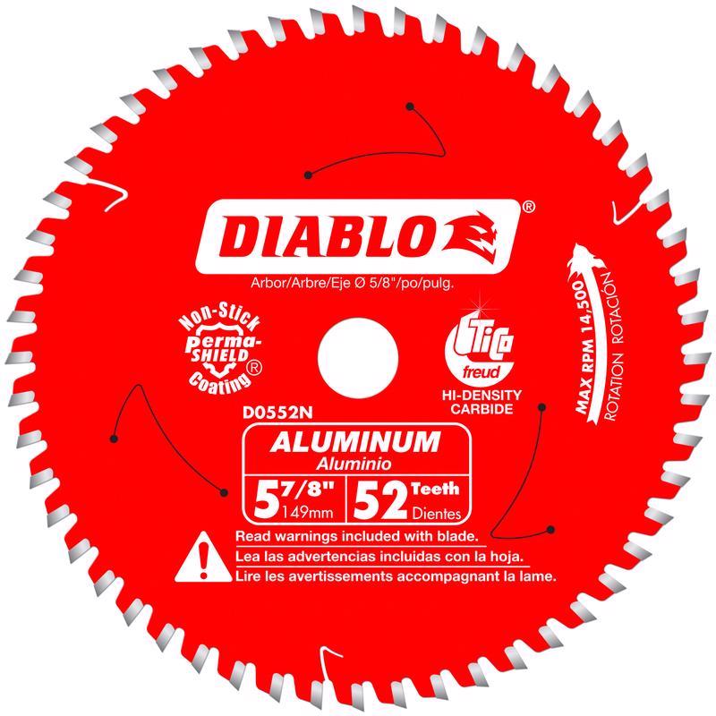 Diablo 5-7/8 in. D X 5/8 in. TiCo Hi-Density Carbide Circular Saw Blade 52 teeth 1 pk