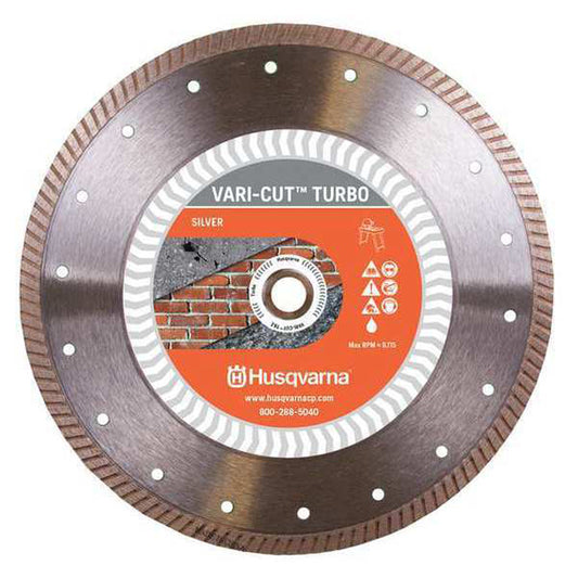 Husqvarna Vari-Cut Turbo 7 in. D X 5/8 and 7/8 in. Steel Diamond Saw Blade