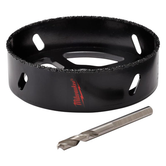 Milwaukee 6-3/8 in. Carbide Grit Recessed Light 3/8 in. D Hole Saw