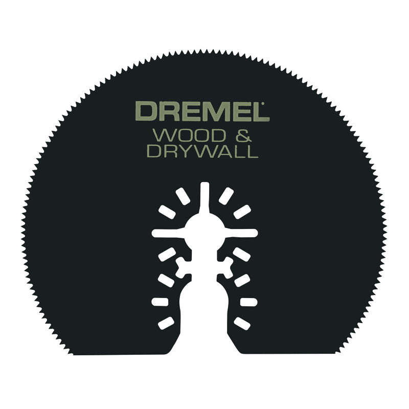 Dremel 3 in. Carbon Steel Universal Wood and Drywall Saw Blade 1 pc