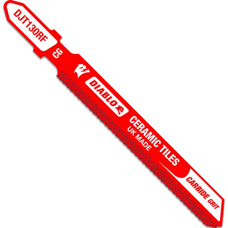 Diablo 3-1/4 in. Carbide Grit T-Shank Ceramic Tile & Glass Jig Saw Blade 1 pk