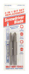 Best Way Tools Phillips/Slotted 1/4 X 2-3/4 in. L Double-Ended Screwdriver Bit Carbon Steel 2 pc