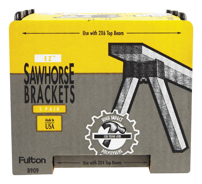 Fulton Spee Dee 2 in. H X 4 in. W Sawhorse Brackets 500 lb. cap. 1 pc