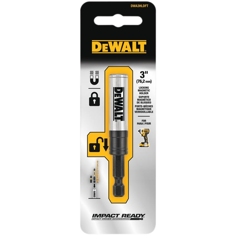 DeWalt ELITE SERIES Hex 1/4 in. X 3 in. L Magnetic Bit Holder 1 pc