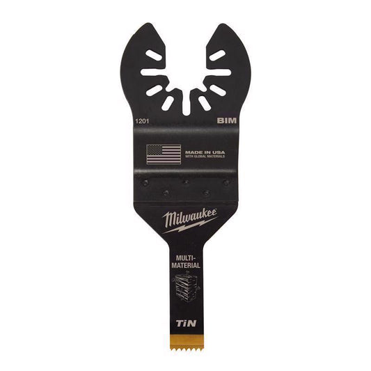 Milwaukee Universal Fit Open-Lok 3/8 in. W Bi-Metal Multi-Tool Oscillating Blade Multi-Material 1 pk