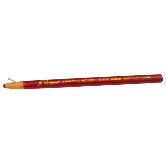 C.H. Hanson 6.8 in. L China Marker Red 1 pc