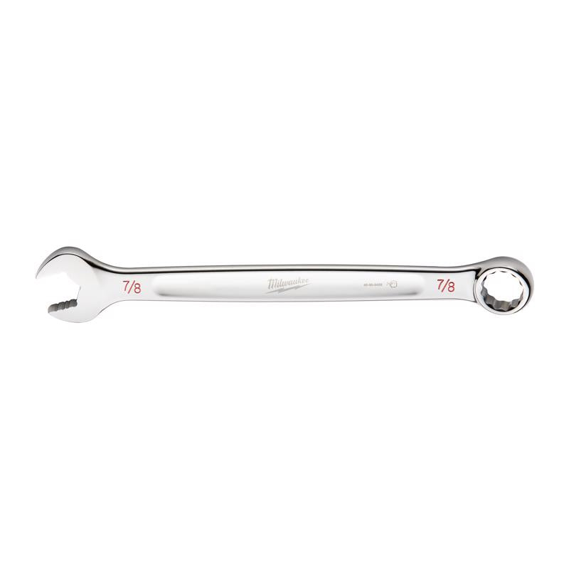 Milwaukee Max Bite 7/8 in. 6 and 12 Point SAE Combination Wrench 1.88 in. L 1 pc