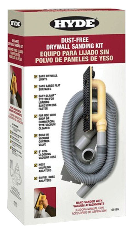 Hyde Plastic Drywall Vacuum Hand Sander 3.25 in. H X 8 in. W X 16.75 in. L