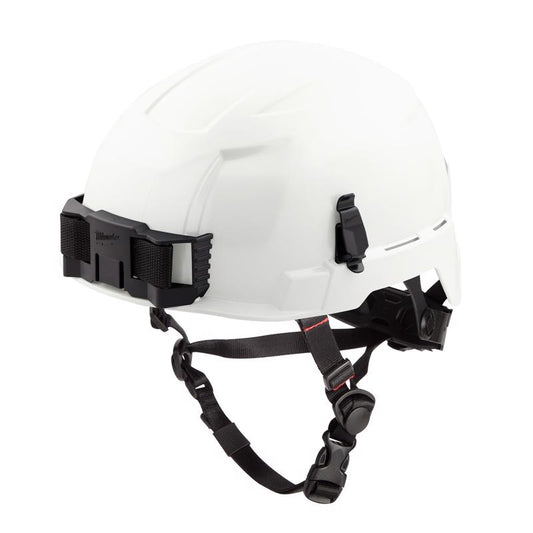 Milwaukee BOLT Ratchet Type II Class E Non-Vented Safety Helmet White