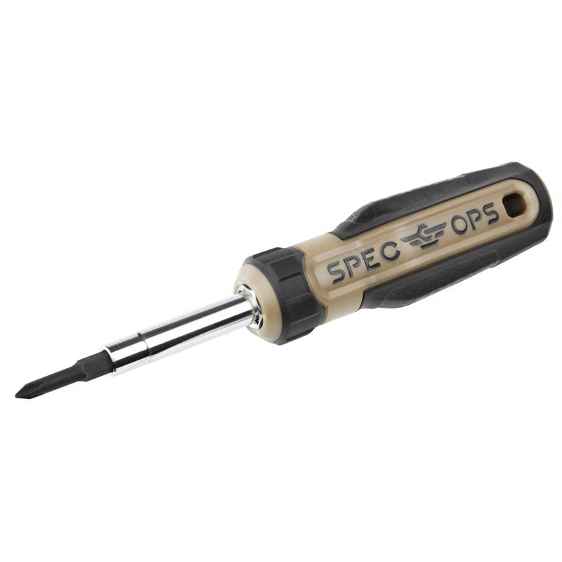 Spec Ops 3.25 in. L 6 in 1 Multi Bit Screwdriver 1 pc