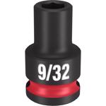 Milwaukee Shockwave 9/32 in. X 3/8 in. drive SAE 6 Point Standard Impact Socket 1 pc