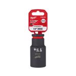 Milwaukee SHOCKWAVE 1-1/16 in. X 1/2 in. drive SAE 6 Point Deep Impact Socket 1 pc