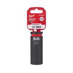 Milwaukee Shockwave 13/16 in. X 1/2 in. drive SAE 6 Point Deep Impact Socket 1 pc