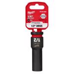 Milwaukee Shockwave 1/2 in. X 1/2 in. drive SAE 6 Point Deep Impact Socket 1 pc