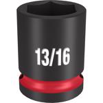 Milwaukee Shockwave 13/16 in. X 1/2 in. drive SAE 6 Point Standard Deep Socket 1 pc