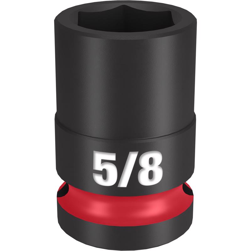 Milwaukee Shockwave 5/8 in. X 1/2 in. drive SAE 6 Point Standard Impact Socket 1 pc