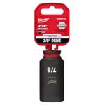 Milwaukee SHOCKWAVE 7/8 in. X 3/8 in. drive SAE 6 Point Deep Impact Socket 1 pc