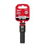 Milwaukee Shockwave 3/8 in. X 3/8 in. drive SAE 6 Point Deep Impact Socket 1 pc