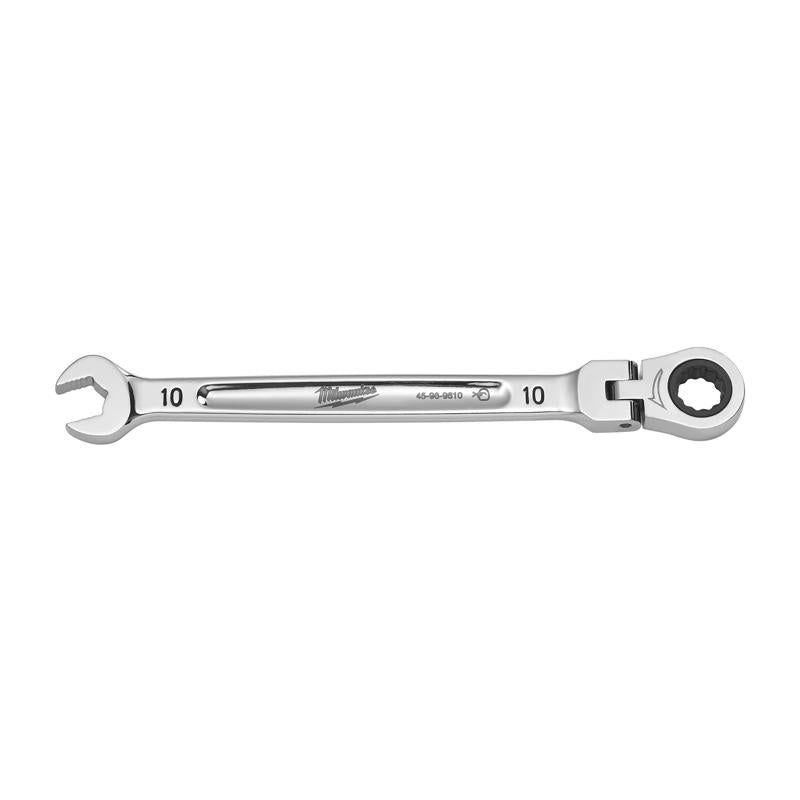Milwaukee 10 mm X 10 mm 12 Point Metric Flex Head Combination Wrench 6.5 in. L 1 pc