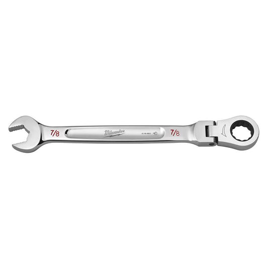 Milwaukee 7/8 in. X 7/8 in. 12 Point SAE Flex Head Combination Wrench 1.88 in. L 1 pc