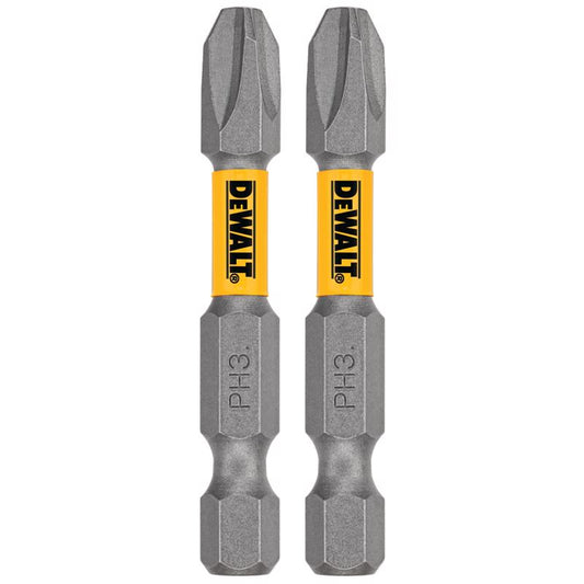 DeWalt Max Fit Phillips #3 X 2 in. L Screwdriver Bit Set Steel 2 pk
