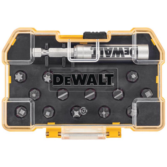 DeWalt Max Fit Assorted Screwdriver Bit Set Steel 16 pk