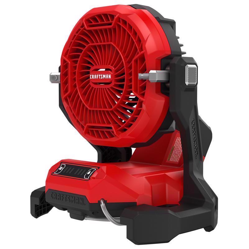 Craftsman V20 15 in. H X 8 in. D 3 speed Misting Fan