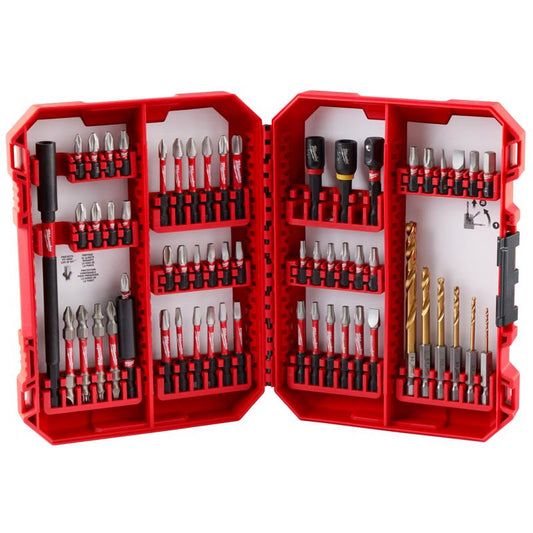 Milwaukee Shockwave Impact Duty Hex 10.3 in. L Drill and Driver Bit Set Alloy Steel 60 pc