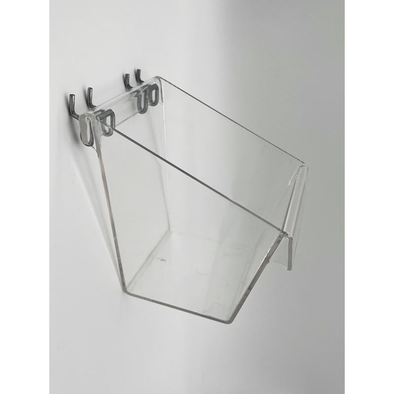 9.25 in. H X 5.5 in. W X 4 in. L Clear Bulk Bin Acrylic