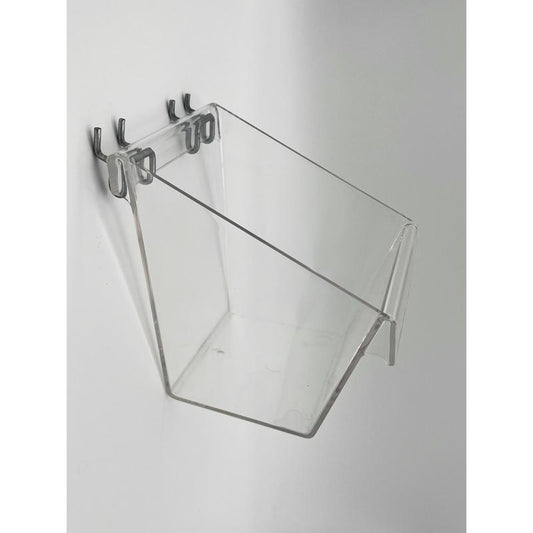 9.25 in. H X 5.5 in. W X 4 in. L Clear Bulk Bin Acrylic