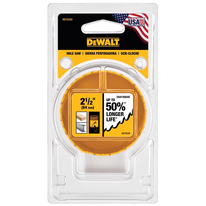 DeWalt 2-1/2 in. Bi-Metal Hole Saw