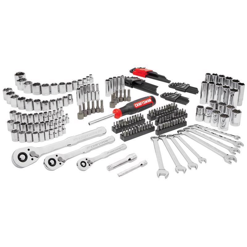 Craftsman 1/4 & 3/8 & 1/2 in. drive SAE Mechanic's Tool Set 256 pc