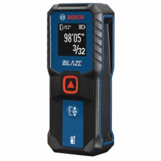 Blaze BLAZE 1.7 in. L X .9 in. W Laser Measure 100 ft. Black/Blue 3 pc