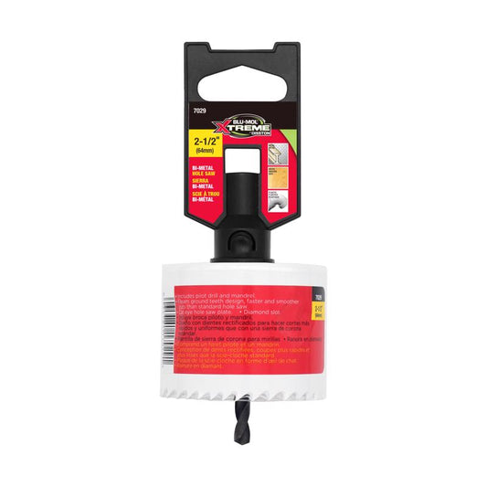 Blu-Mol Xtreme 2-1/2 in. Bi-Metal 1/4 in. D Hole Saw