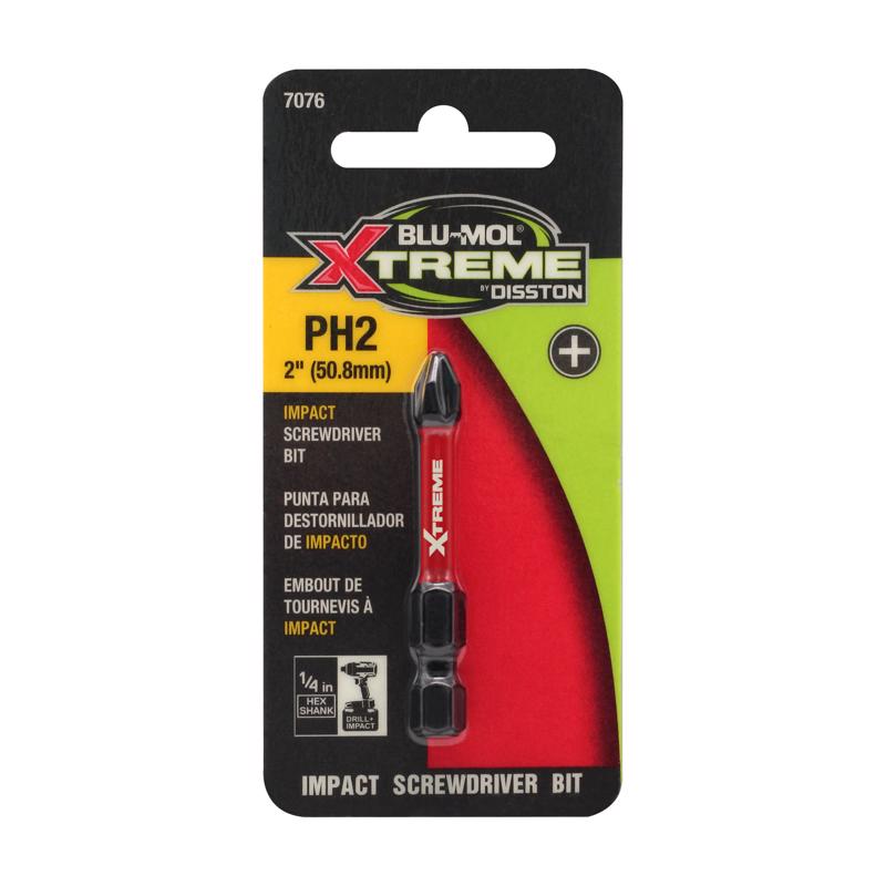 Blu-Mol Xtreme Phillips 2 X 2 in. L Screwdriver Bit S2 Tool Steel 1 pc