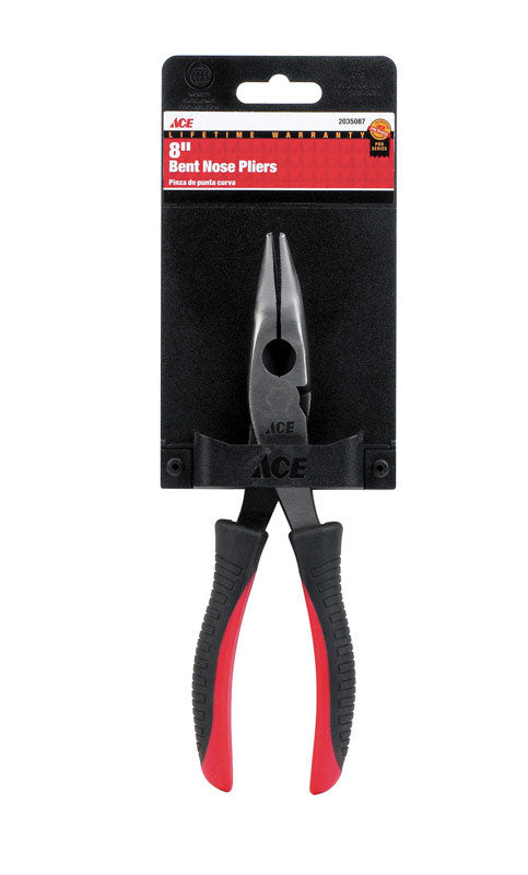 Ace 8 in. Alloy Steel Bent Nose Pliers
