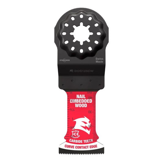 Diablo Demo Demon Amped 1-3/4 in. L X 1-1/4 in. W Carbide Oscillating Blade Nail-Embedded Wood 10 pk