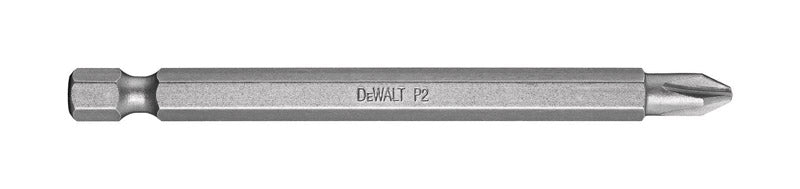 DeWalt Phillips #2 X 3-1/2 in. L Power Bit Heat-Treated Steel 1 pc