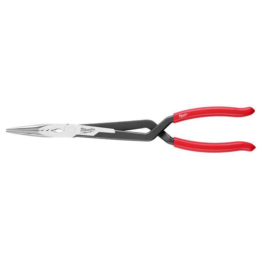 Milwaukee 13 in. Plastic Straight Nose Long Reach Pliers