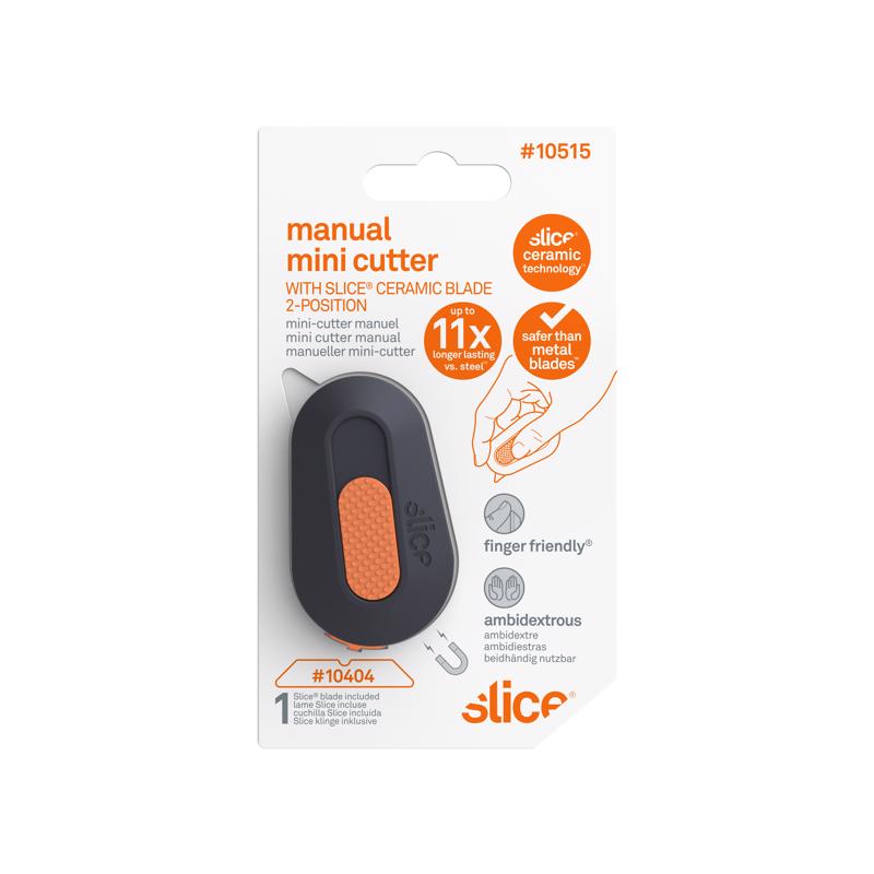 Slice Sliding Mini Cutter Black 1 pc