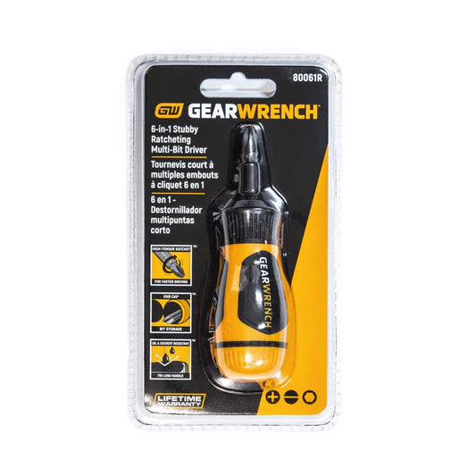 GEARWRENCH Phillips/Slotted 6-in-1 Screwdriver 1 each