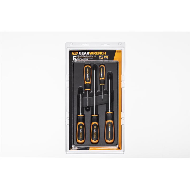 GEARWRENCH Phillips Screwdriver Set 5 pc
