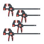 Bessey EHK Series Trigger Combination Clamp Set 4 pc