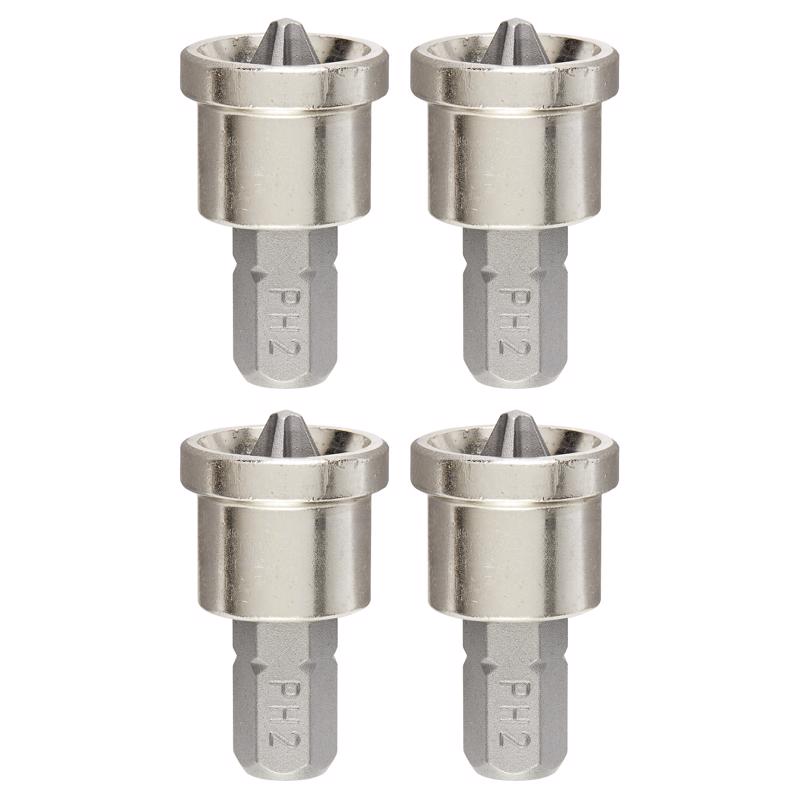 Milwaukee 1 in. L PH2 Drywall Screw Setter Set Steel 4 pk