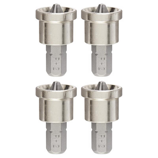 Milwaukee 1 in. L PH2 Drywall Screw Setter Set Steel 4 pk