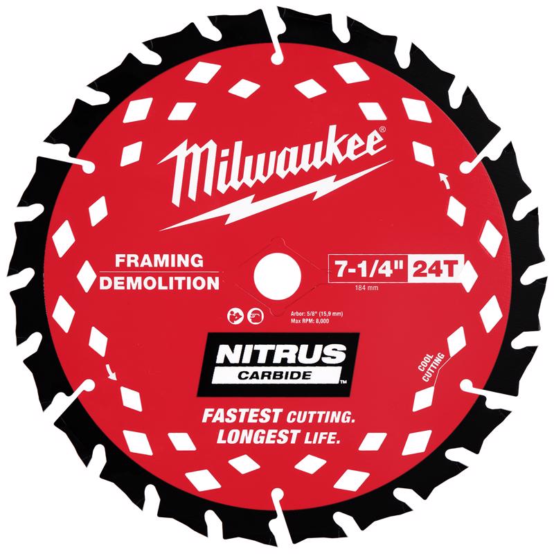 Milwaukee 7-1/4 in. D Circular Saw Blade