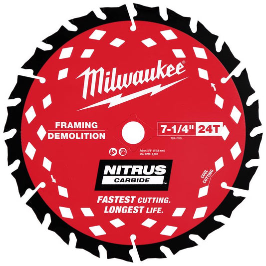 Milwaukee 7-1/4 in. D Circular Saw Blade