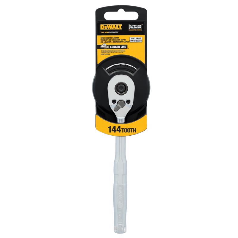 DeWalt Toughseries  1/4 in. drive Quick-Release Ratchet 144 teeth