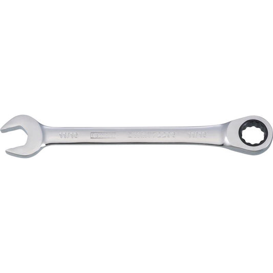 DeWalt 11/16 in. X 11/16 in. 12 Point SAE Ratcheting Combination Wrench 8-25/32 in. L 1 pc